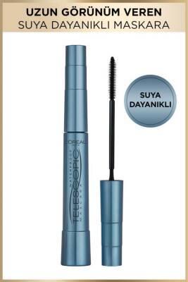 L'Oreal Paris Telescopic Waterproof Mascara - Black Lengthening Mascara for Long, Defined Lashes - Smudge-Proof, All-Day Wear by Beauty Care Bag