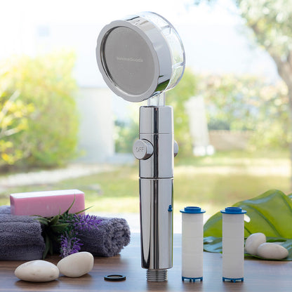 Eco-shower with Pressure Propeller and Purifying Filter Heliwer by Bigbuy