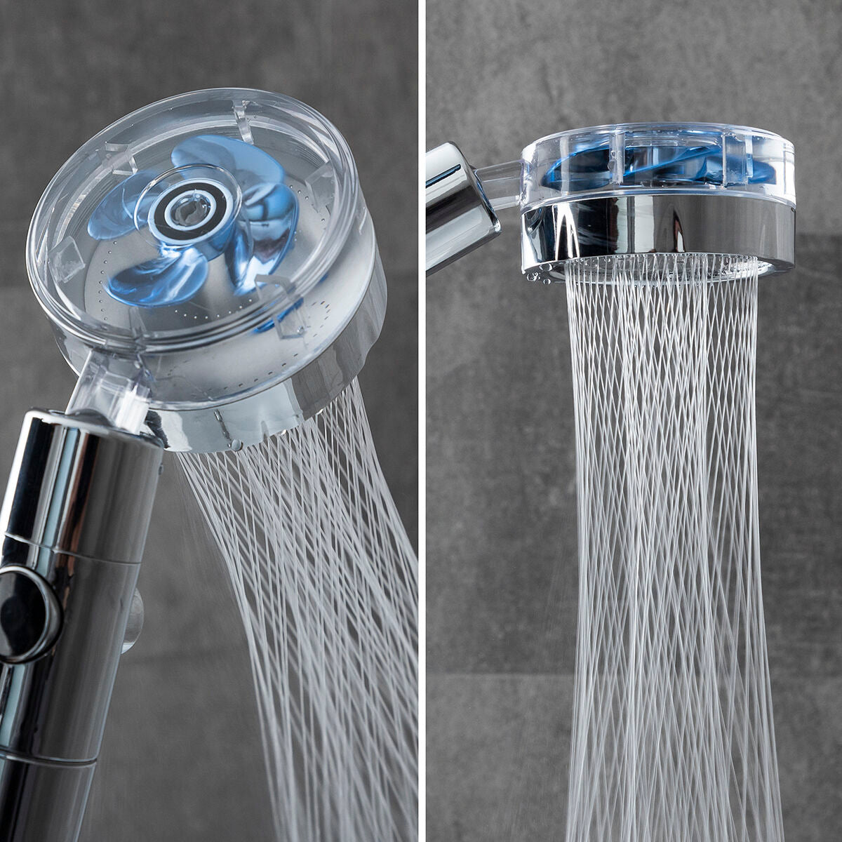 Eco-shower with Pressure Propeller and Purifying Filter Heliwer by Bigbuy