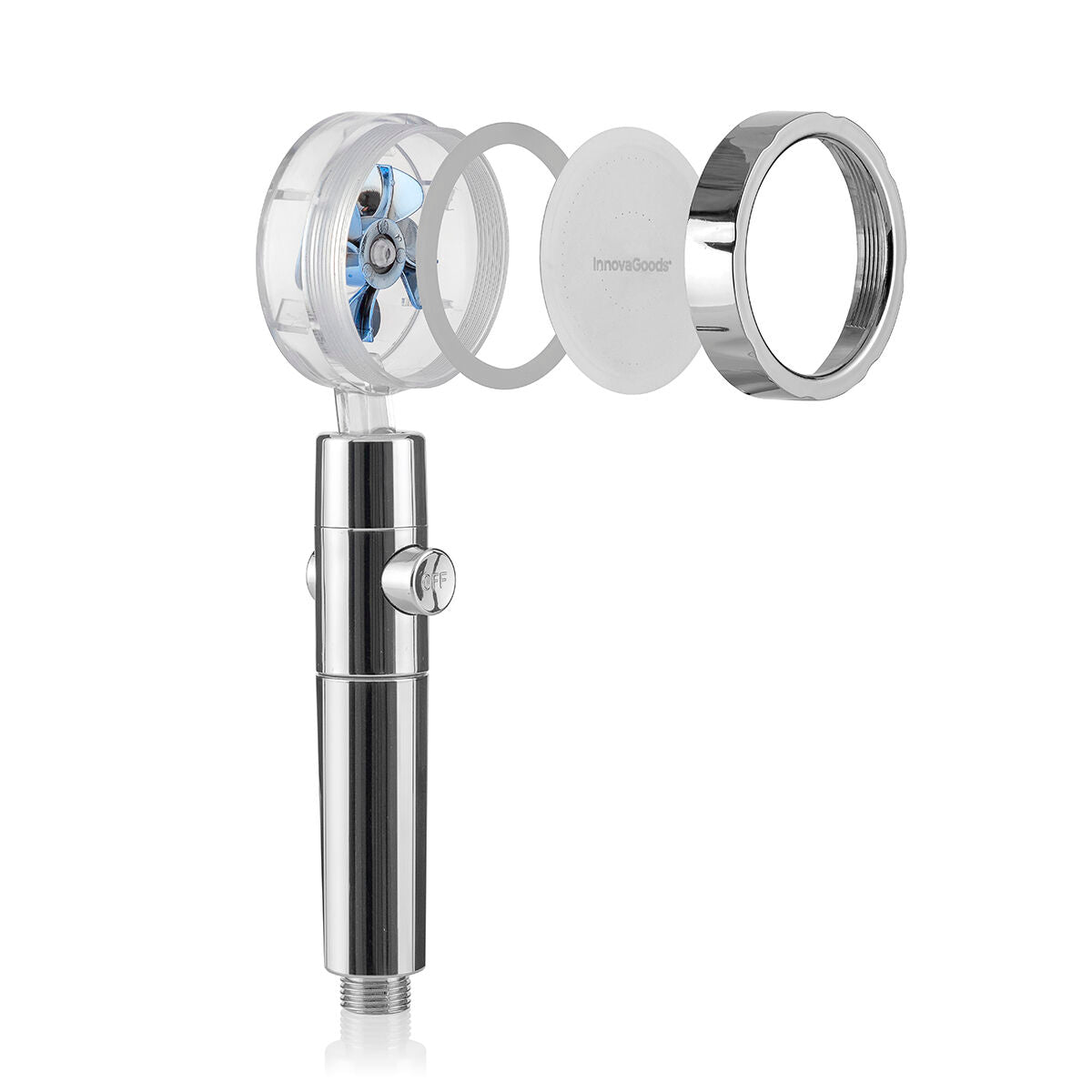 Eco-shower with Pressure Propeller and Purifying Filter Heliwer by Bigbuy