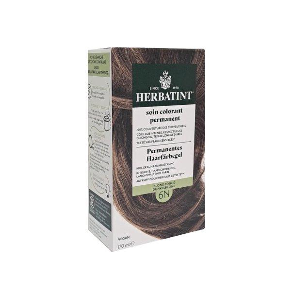 Herbatint 6N Dark Blonde Permanent Hair Color Gel 150ml by Beauty Care Bag