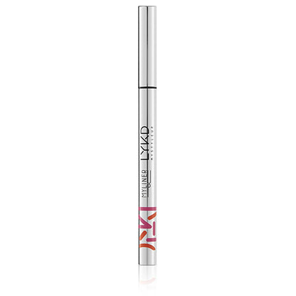 LYKD Ink Liner 100 Black - Matte Black Liquid Eyeliner for Precise, Long-Lasting Eye Makeup by Beauty Care Bag