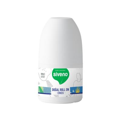 Siveno Natural Roll-on Deodorant for Men - Aluminum-Free, Sensitive Skin Protection, Organic Aloe Vera, Travel-Friendly 1.69 fl oz by Beauty Care Bag