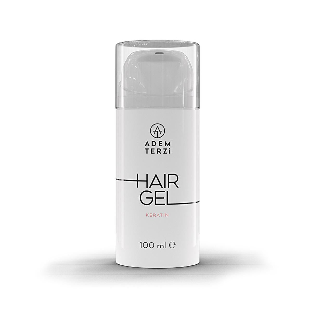 Adem Terzi Keratin Hair Gel for Strong Hold Styling - 100ml, Residue-Free, Professional Recommended by Beauty Care Bag