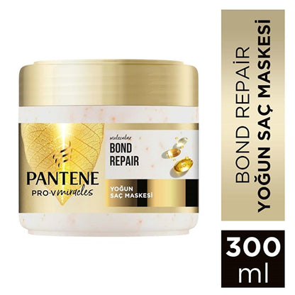 Pantene Pro-V Miracles Hair Mask: Molecular Bond Repair, Biotin & Pro-Vitamins for Damaged Hair - Intensive Strengthening Treatment by Beauty Care Bag
