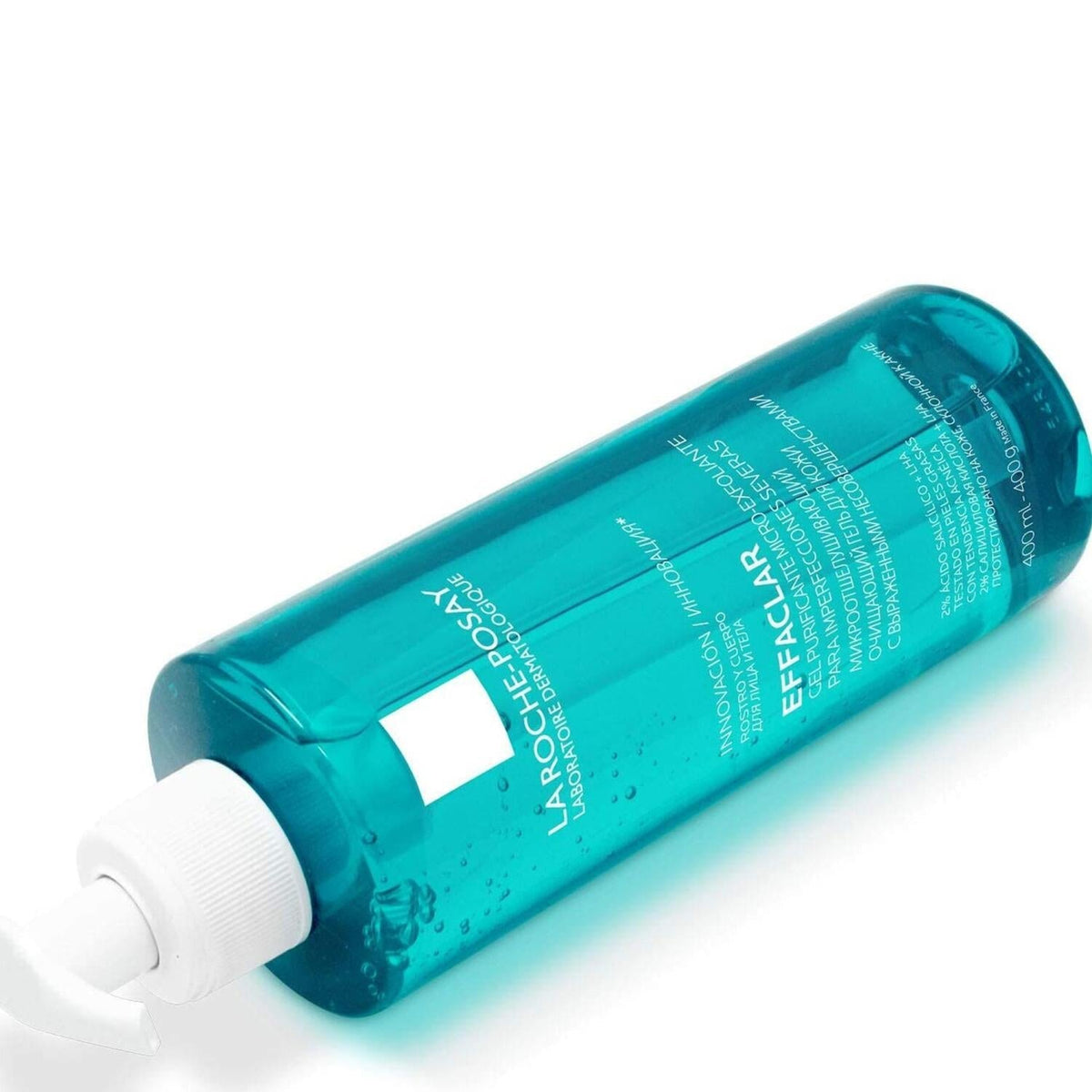La Roche-Posay Effaclar Micro-Peeling Facial Cleanser - 400ml - Acne Treatment, Gentle Exfoliation for Smoother Skin by Beauty Care Bag