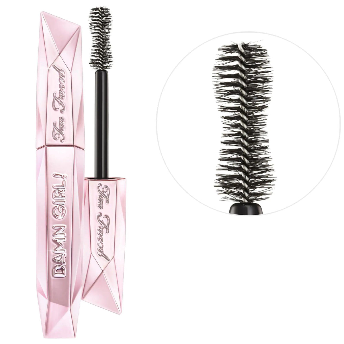 Damn Girl. 24-Hour Mascara: Extreme Volume, Lash Lift & Curl - Long-Lasting, Smudge-Proof, Vegan Black Mascara by Beauty Care Bag