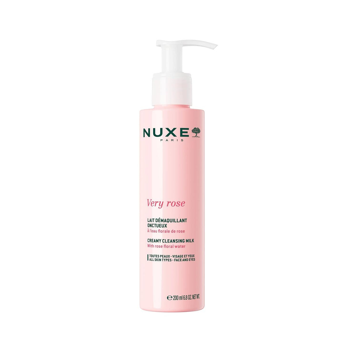 Nuxe Very Rose Face Cleansing Milk - Gentle Skincare for Sensitive Skin, 200ml by Beauty Care Bag