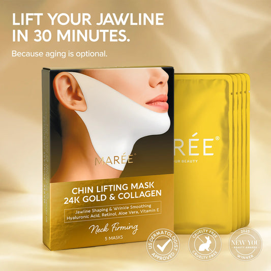 Maree 24K gold chin and jawline V-line mask