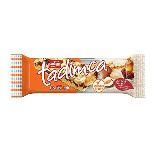 Tadõm Hazelnut Energy Bar - Natural & Nutritious Snack, 30g - Healthy On-The-Go Energy by Beauty Care Bag