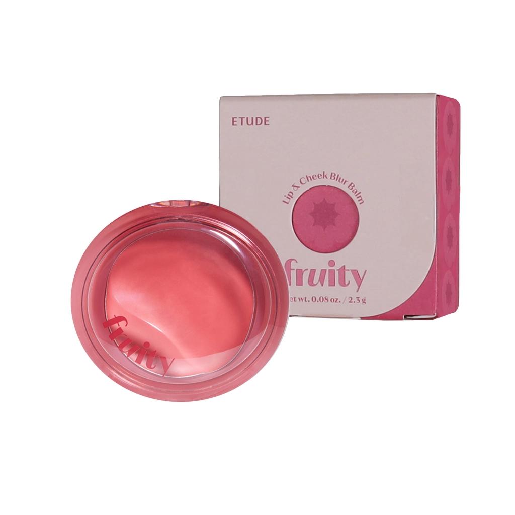 Etude Fruity Lip & Cheek Blur Balm 03 Warm Peach Matte Finish by Beauty Care Bag