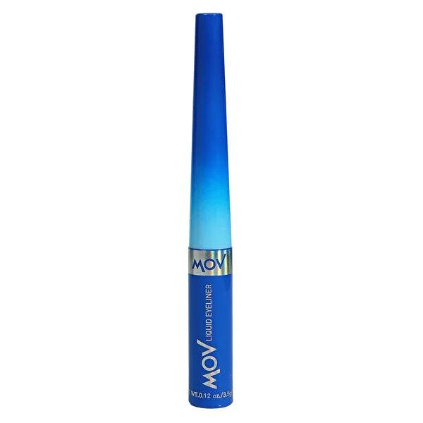 Mov Blue Eyeliner - Long-Lasting, Easy-to-Apply Colored Eyeliner for Precise Eye Makeup by Beauty Care Bag