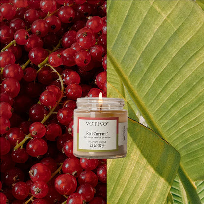 Votivo Red Currant Discovery Candle by Rust & Cinder