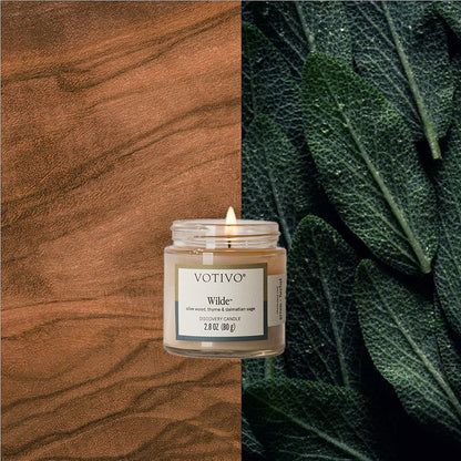 Votivo Wilde Discovery Candle by Rust & Cinder