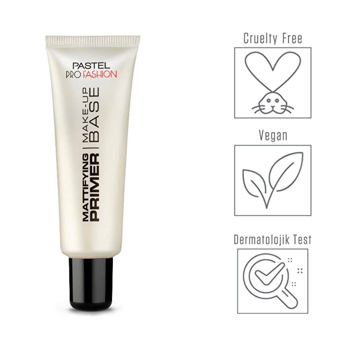 Pastel Profashion Matte Makeup Primer: Oil-Free, Vegan & Cruelty-Free - Minimize Pores & Control Shine for Long-Lasting Flawless Finish by Beauty Care Bag