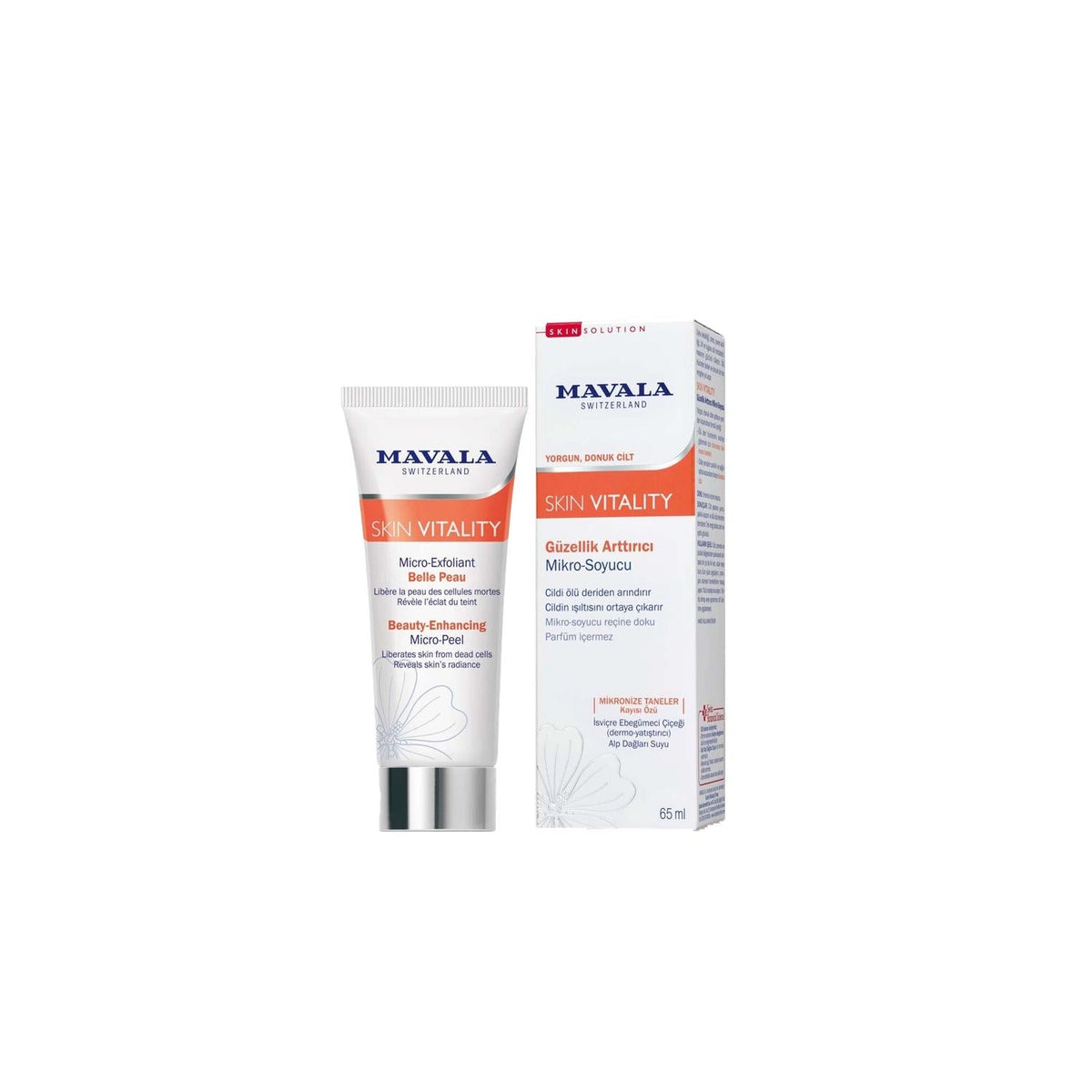 Mavala Skin Vitality Microdermabrasion Product for Gentle Exfoliation - 65ml by Beauty Care Bag