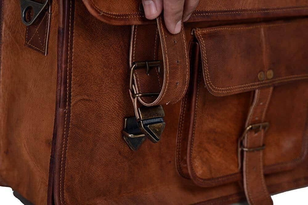 The Attorney Briefcase by Classy Leather Bags