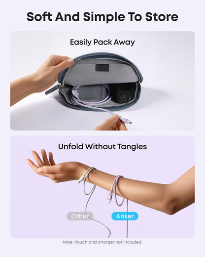 Anker USB-A to USB-C Cable (3 ft / 6 ft, Upcycled-Braided) by Anker