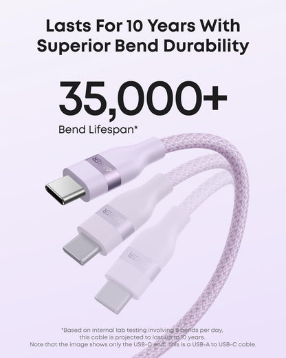 Anker USB-A to USB-C Cable (3 ft / 6 ft, Upcycled-Braided) by Anker