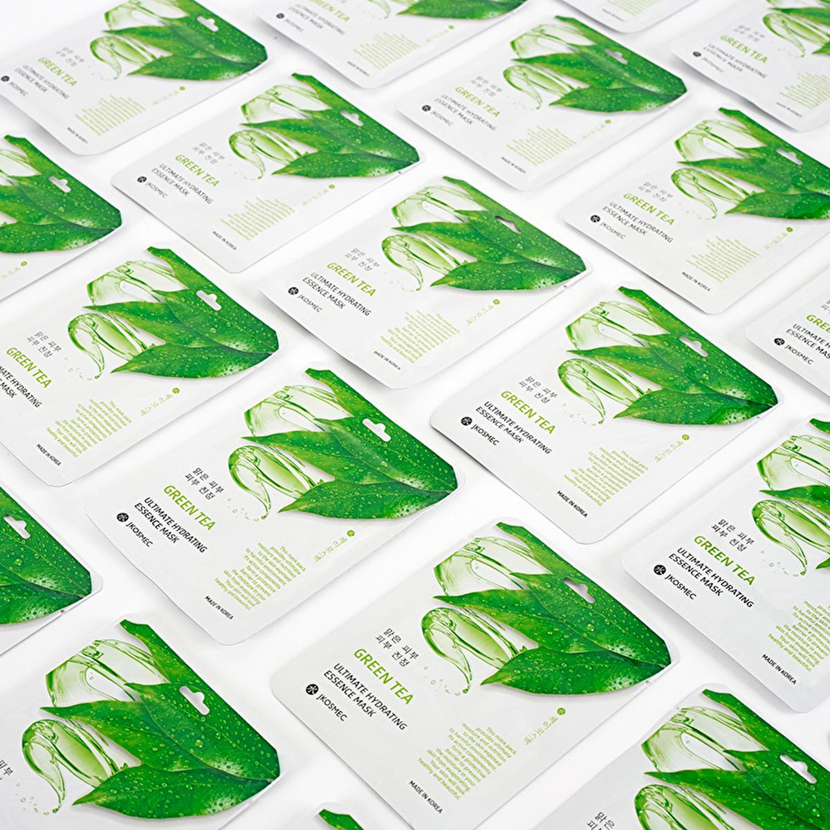 JKosmec Hydrating Green Tea Face Mask - Moisturizing & Toner for All Skin Types | 25 ml by Beauty Care Bag