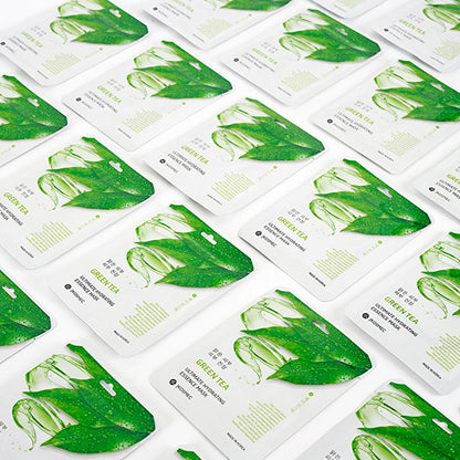 JKosmec Hydrating Green Tea Face Mask - Moisturizing & Toner for All Skin Types | 25 ml by Beauty Care Bag