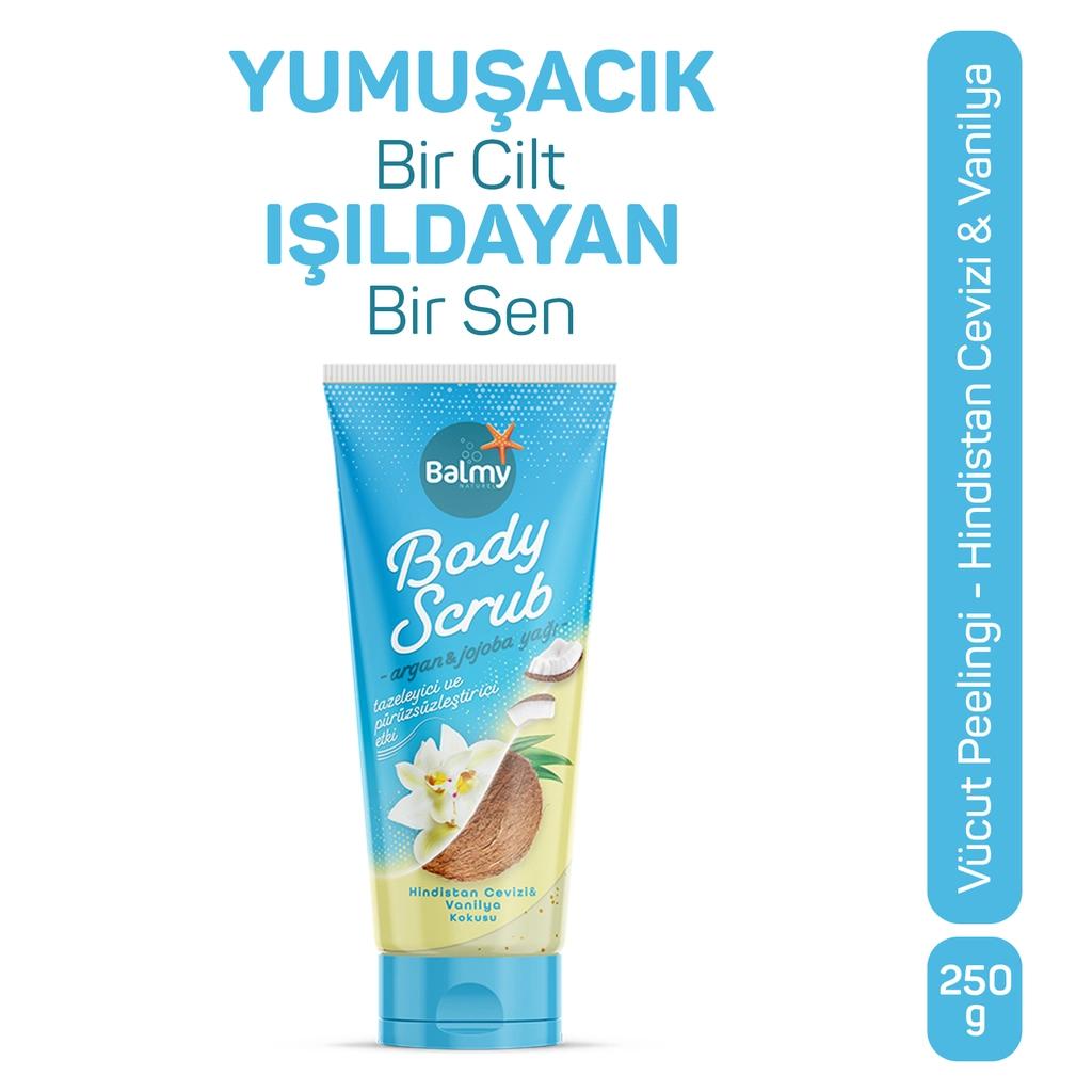 Balmy Coconut Exfoliating Body Scrub for Smooth Skin 250g by Beauty Care Bag