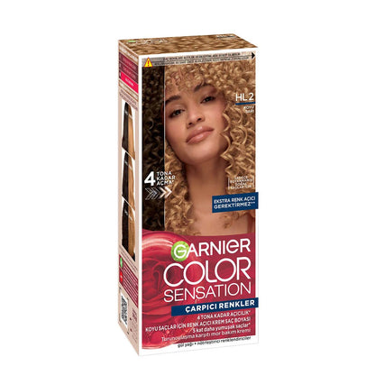 Garnier Color Sensation Hair Color HL2 Dark Blonde by Beauty Care Bag