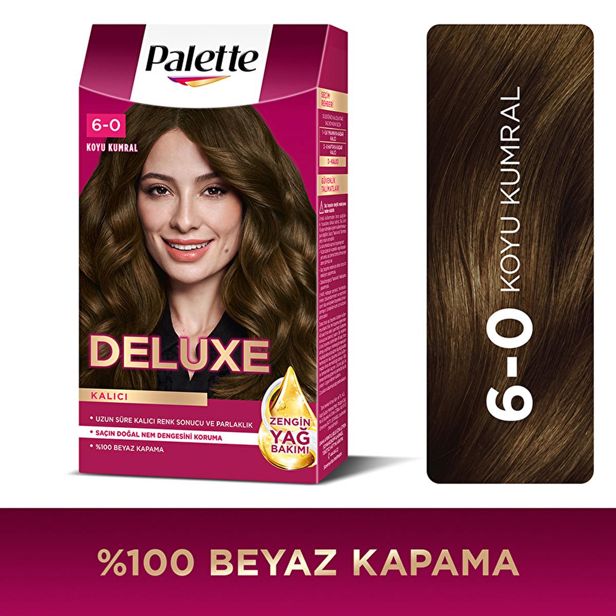Palette Deluxe Dark Ash Blonde Hair Dye: Long Lasting Color & Shine, Deep Conditioning Micro Oils (Koyu Kumral Sa� Boyasõ) by Beauty Care Bag