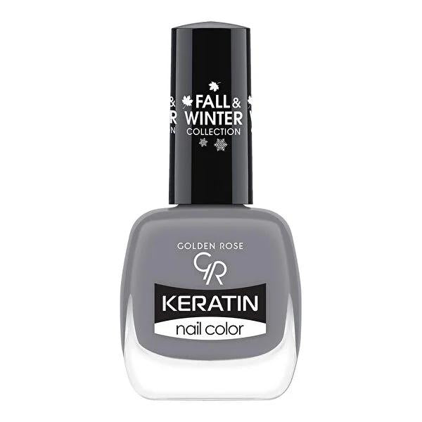 Golden Rose Keratin Nail Polish - Long Lasting Vibrant Colors for Fall & Winter by Beauty Care Bag