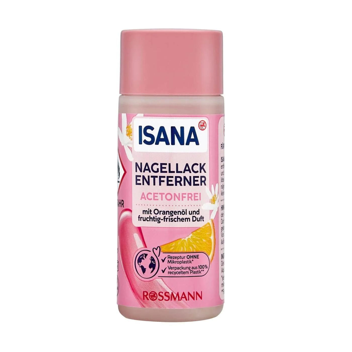 Isana Acetone-Free Nail Polish Remover Gentle Formula 50 ml by Beauty Care Bag