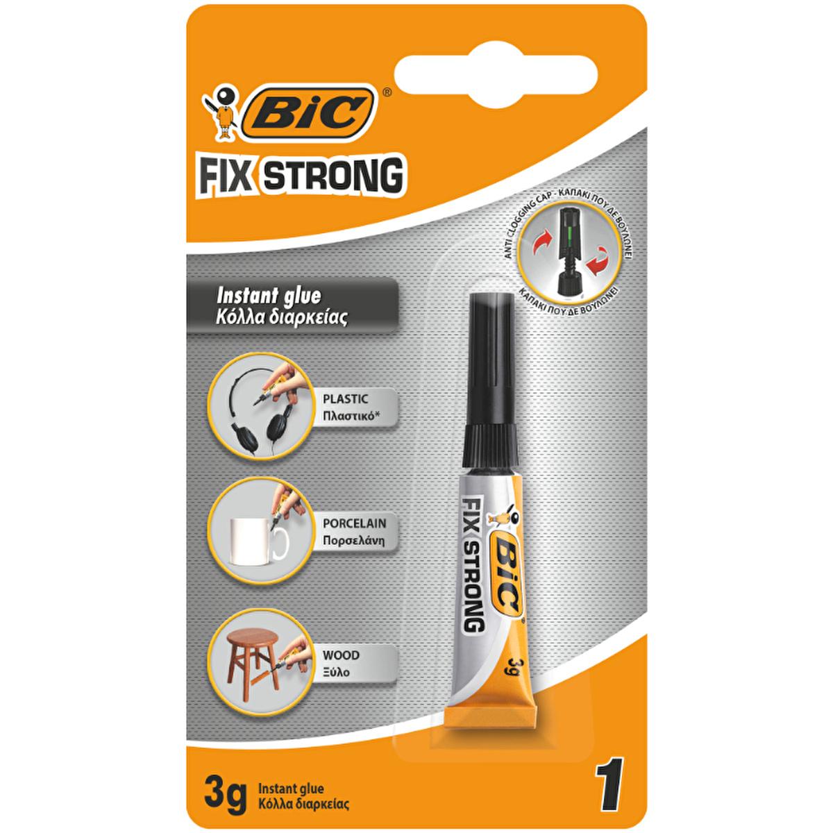 BIC Fix Strong super glue, 3g tube
