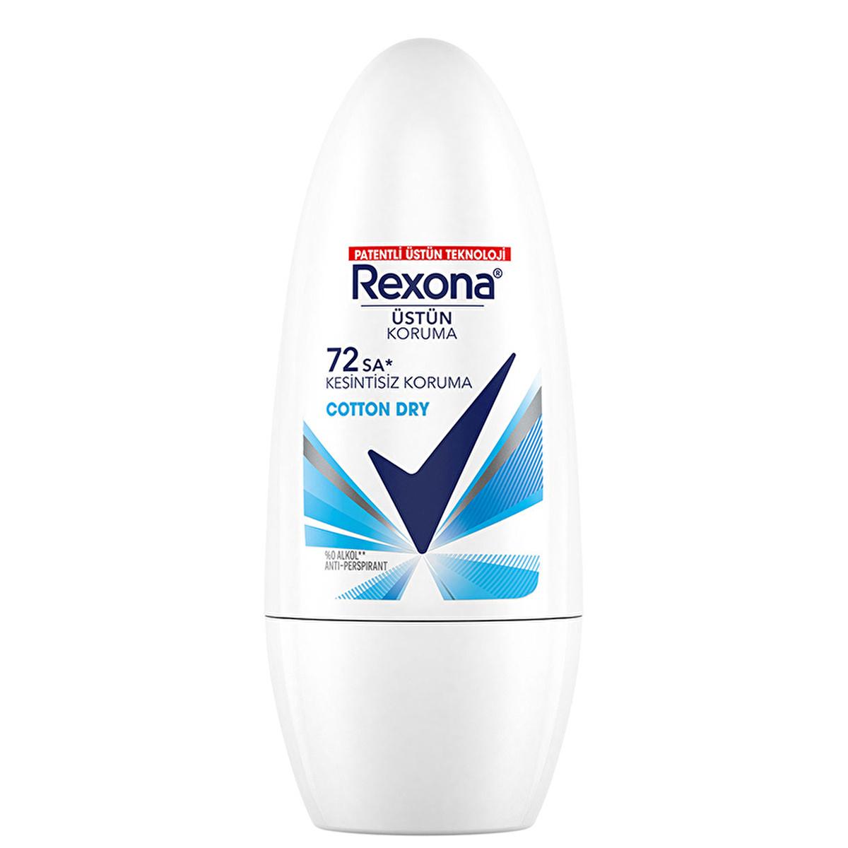 Rexona Cotton Dry Roll-On Deodorant for Women: 72-Hour Protection, Hypoallergenic, and Soft Cotton Extracts - Stay Fresh All Day. by Beauty Care Bag