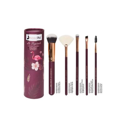 Nascita 5-piece synthetic makeup brush set