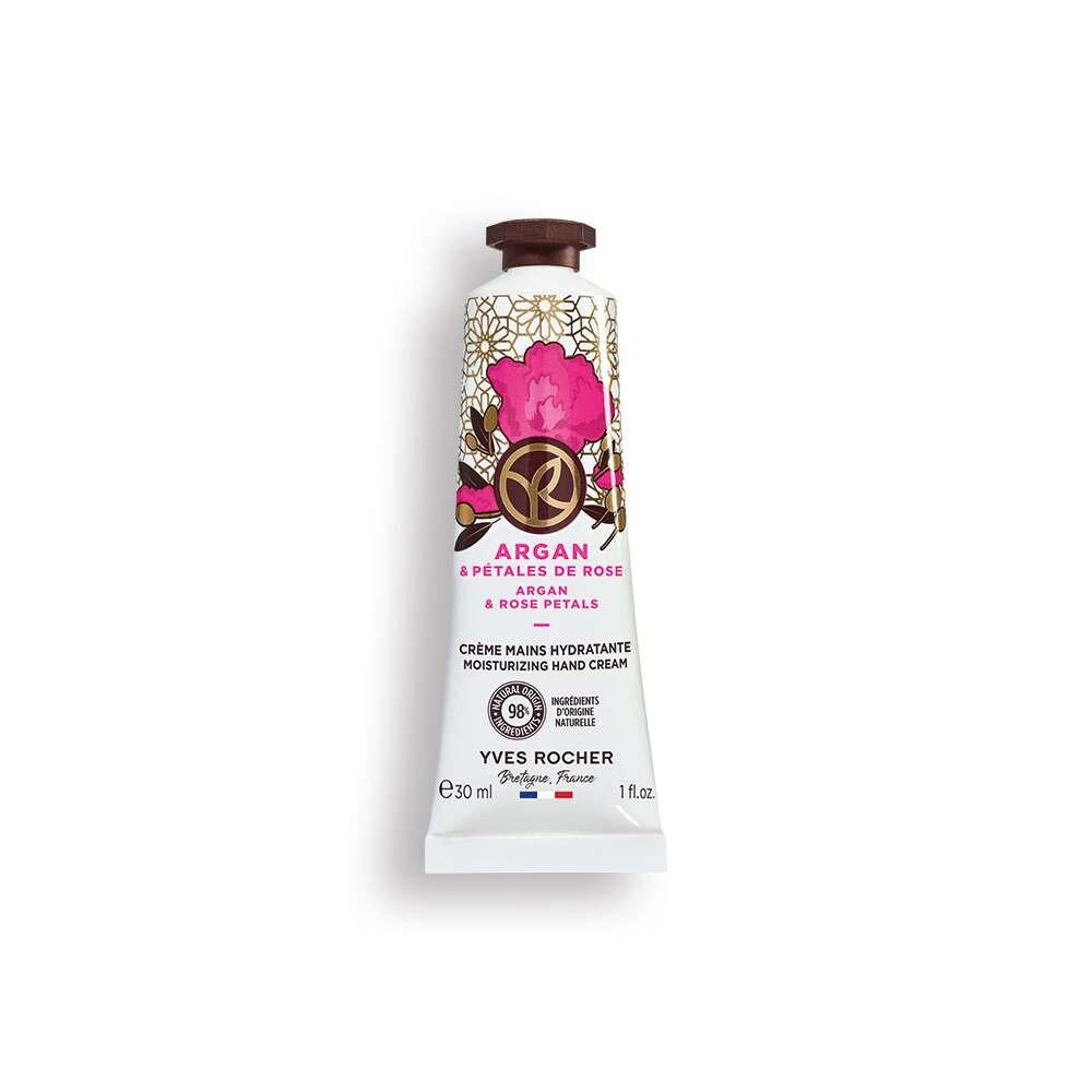 The Oriental Garden Hand Cream - Argan Oil & Rose - 1.01 fl oz - Natural Moisturizer for Dry Hands by Beauty Care Bag