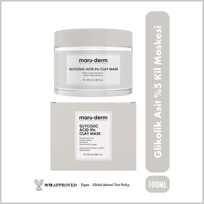Maruderm Glycolic Acid Clay Mask for Clear Skin 100 ml by Beauty Care Bag