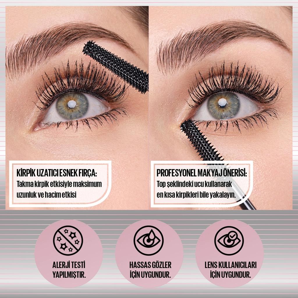 Maybelline New York Lash Sensational Sky Tubes Tubing Mascara 6ml by Beauty Care Bag