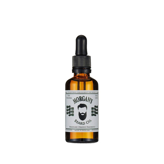 Morgan's Pomade Beard Oil with Brazil Orange Essence - 50ml, Moisturizes & Conditions Beard, Men's Grooming by Beauty Care Bag