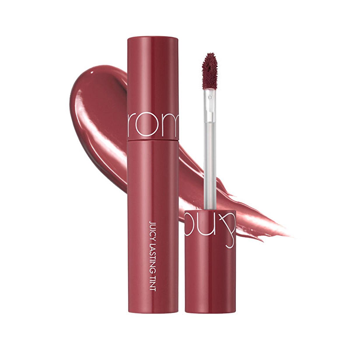 rom&nd Juicy Lasting Tint: Almond Rose Lip Tint - Long Lasting, Moisturizing K-Beauty Color & Shine by Beauty Care Bag