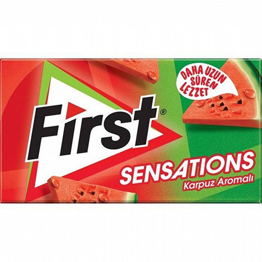 First Sensations sugar-free watermelon chewing gum, 27g