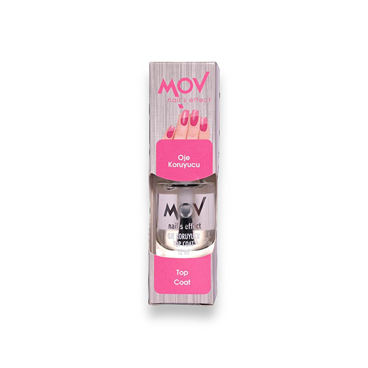 Mov nail polish top coat, 12ml