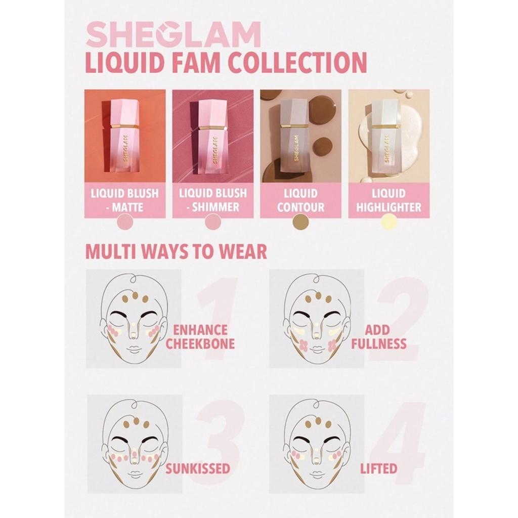Sheglam Glow Bloom Liquid Highlighter in Vanilla Frost 5.2ml by Beauty Care Bag