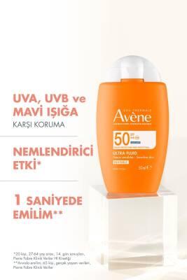 Avene Ultra Fluide SPF50+ Sunscreen: Invisible Protection for Normal & Combination Skin | Non-Greasy, High UVA/UVB Defense by Beauty Care Bag