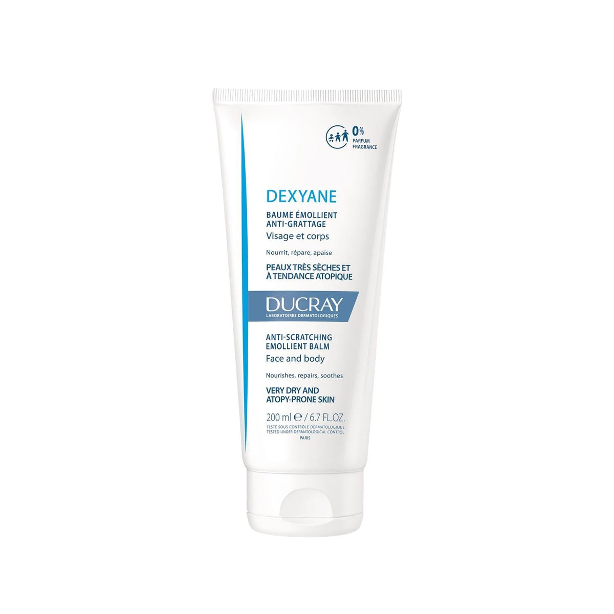 Ducray Dexyane Moisturizing Balm - Hydrating Skincare for Dry Skin Relief, 200ml by Beauty Care Bag