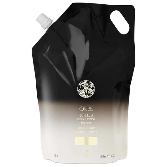Oribe Gold Lust Repair & Restore Shampoo - Vegan, Sulfate-Free Hair Care for Damaged, Dry Hair by Beauty Care Bag