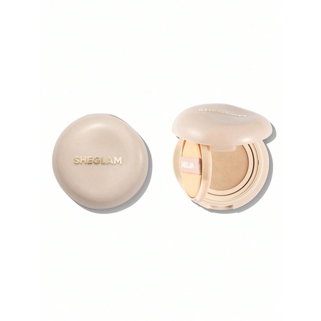 Sheglam Lock & Go Cushion Foundation for Dewy Skin Sand 15g by Beauty Care Bag