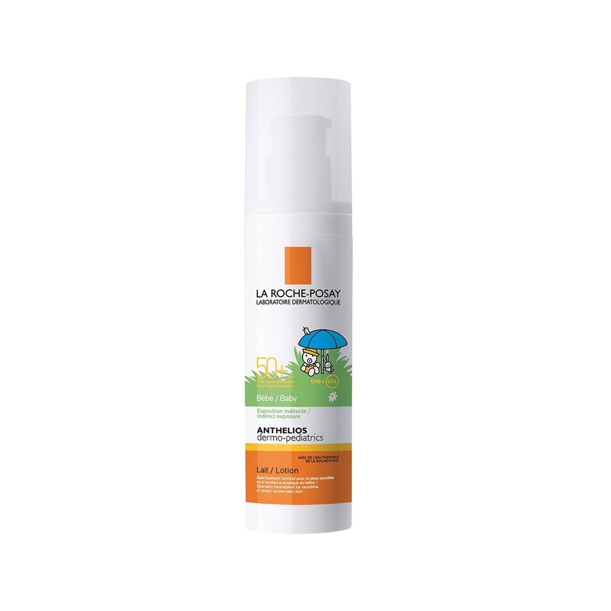 La Roche Posay Anthelios Dermo Pediatrics SPF 50+ Baby Sunscreen Cream - Gentle, High Protection for Infants - 1.69 fl oz by Beauty Care Bag