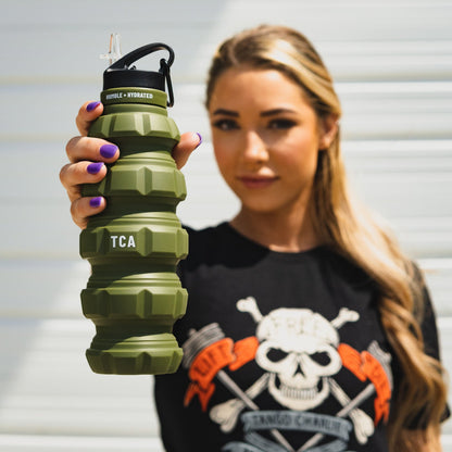 Humble + Hydrated 20oz Water Bottle by Tango Charlie Apparel