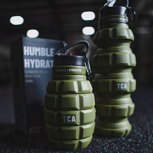 Humble + Hydrated 20oz Water Bottle by Tango Charlie Apparel