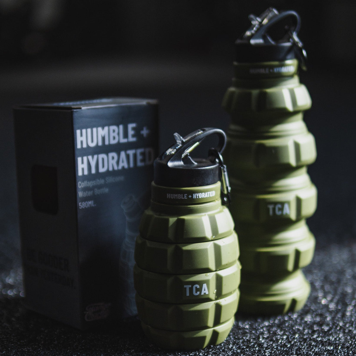 Humble + Hydrated 20oz Water Bottle by Tango Charlie Apparel