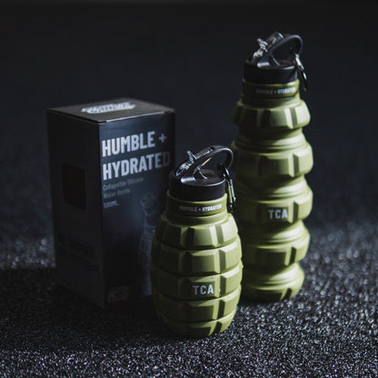 Humble + Hydrated 20oz Water Bottle by Tango Charlie Apparel